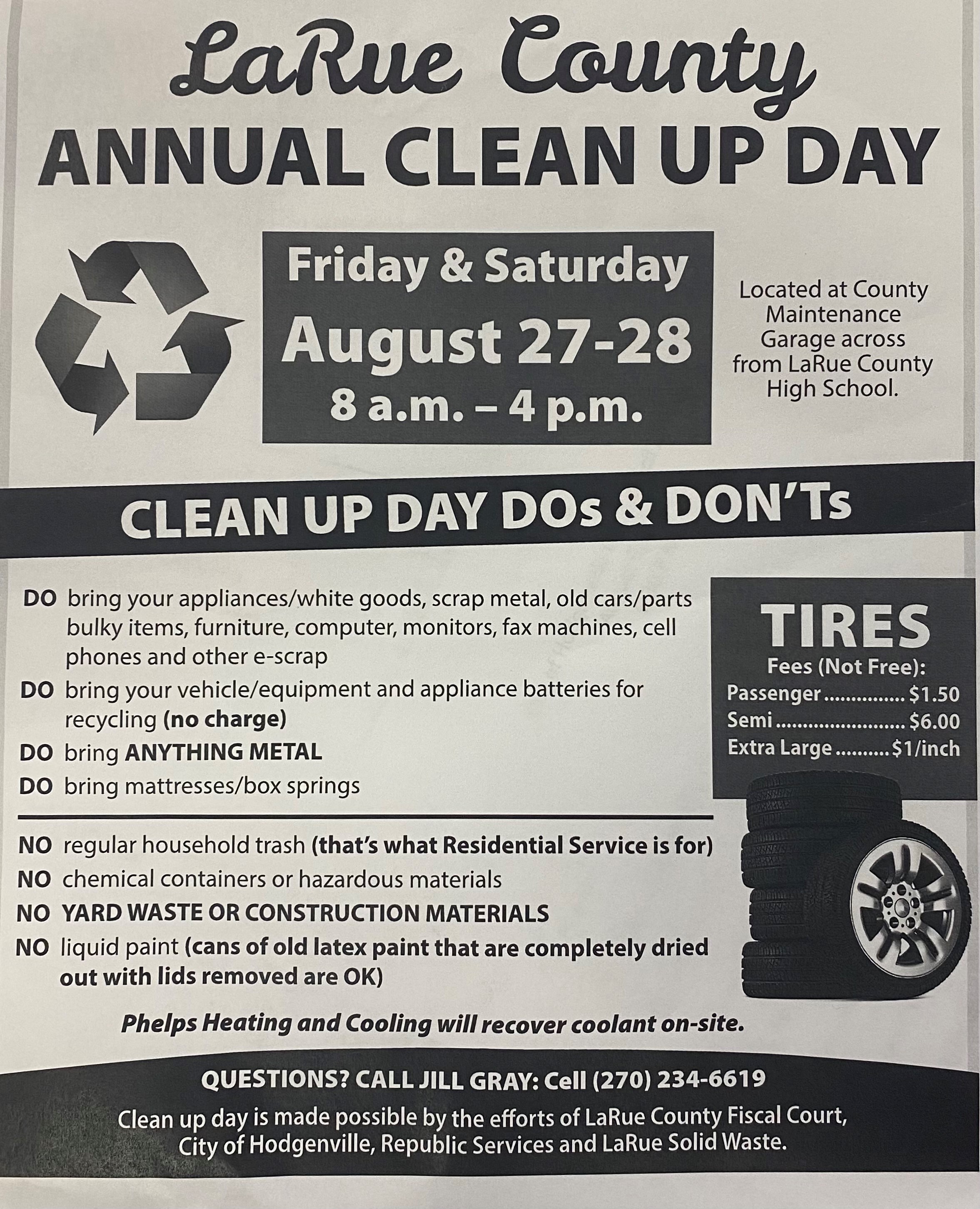 LaRue County ANNUAL CLEAN UP DAY